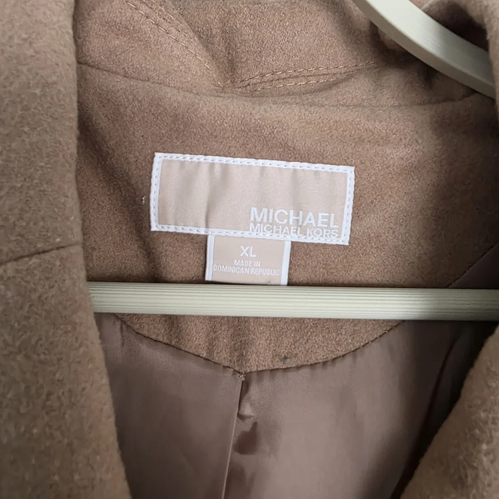 Michael Kors Belted Camel Wool Blend Coat XL - Picture 5 of 10